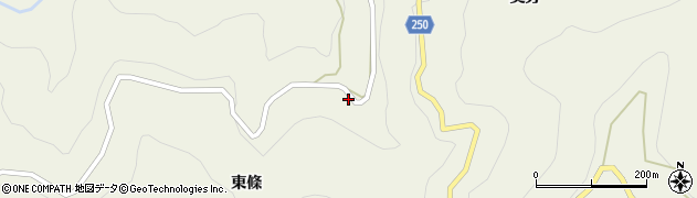 徳島県吉野川市美郷東條60周辺の地図