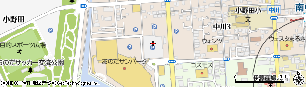おのだサンパーク　１Ｆフードポポラマーマおのだサンパーク店周辺の地図