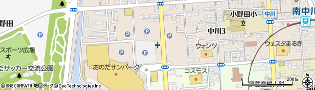 幸屋名産店小野田店周辺の地図