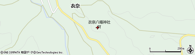 衣奈八幡神社周辺の地図