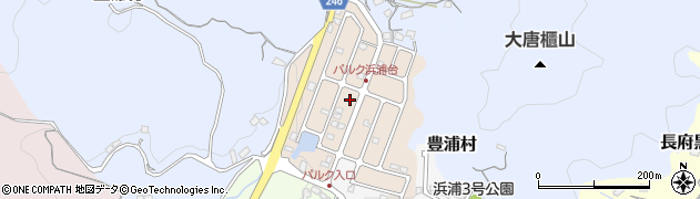 山口県下関市長府浜浦西町周辺の地図