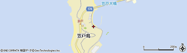 山口県下松市笠戸島瀬戸周辺の地図