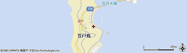 山口県下松市笠戸島（瀬戸）周辺の地図