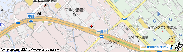 オイルコバック三島川之江インター店周辺の地図