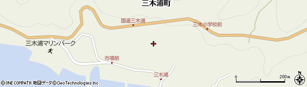 三重県尾鷲市三木浦町210周辺の地図