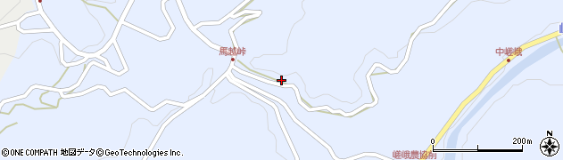 徳島県佐那河内村（名東郡）下（大西）周辺の地図
