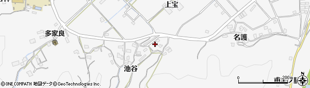 徳島県徳島市多家良町池谷34周辺の地図