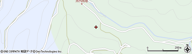 徳島県三好市井川町井内東114周辺の地図