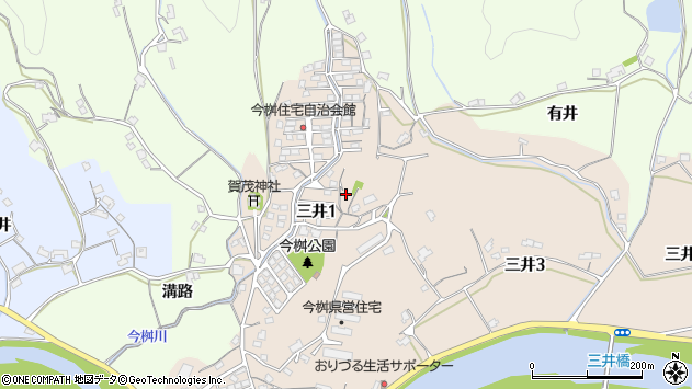 〒743-0052 山口県光市三井の地図