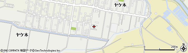 徳島県小松島市間新田町（ヤケ木）周辺の地図