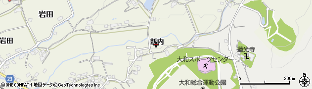 山口県光市岩田（新内）周辺の地図