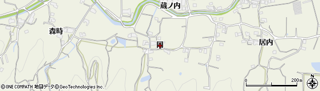 徳島県徳島市八多町（岡）周辺の地図