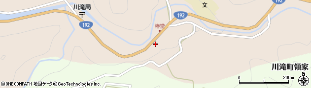 愛媛県四国中央市川滝町下山1860周辺の地図