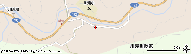 愛媛県四国中央市川滝町下山1746周辺の地図