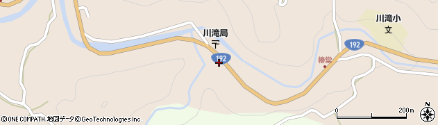愛媛県四国中央市川滝町下山2019周辺の地図