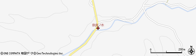 奈良ノ木周辺の地図