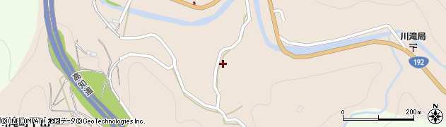 愛媛県四国中央市川滝町下山2114周辺の地図