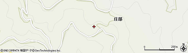 徳島県神山町（名西郡）下分（庄部）周辺の地図