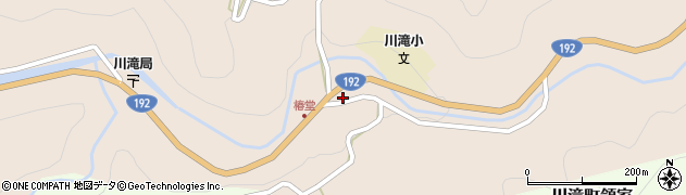 愛媛県四国中央市川滝町下山1890周辺の地図