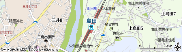島田駅周辺の地図