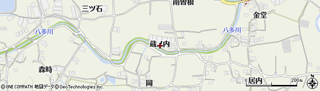 徳島県徳島市八多町蔵ノ内4周辺の地図