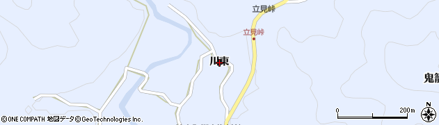 徳島県神山町（名西郡）鬼籠野（川東）周辺の地図