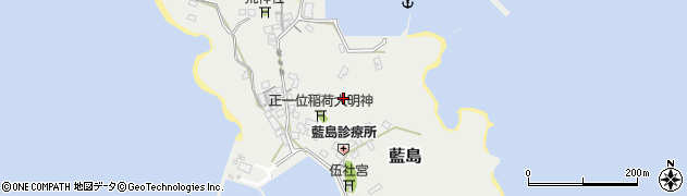 福岡県北九州市小倉北区藍島周辺の地図