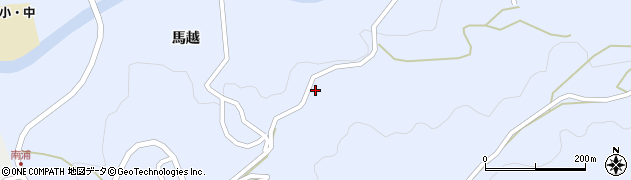 徳島県佐那河内村（名東郡）下（坂手）周辺の地図