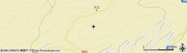 徳島県三好市池田町漆川（カケウス）周辺の地図