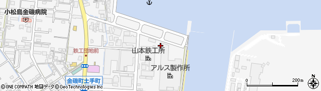 徳島県小松島市金磯町弁天前周辺の地図