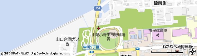 小野田市中高年雇用福祉事業団周辺の地図