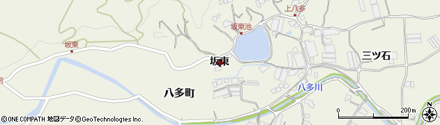 徳島県徳島市八多町坂東周辺の地図