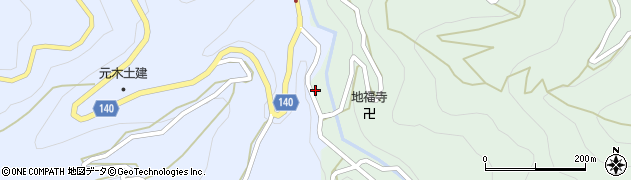 徳島県三好市井川町井内東802周辺の地図