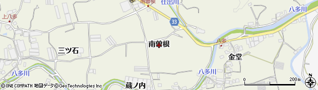 徳島県徳島市八多町（南曽根）周辺の地図