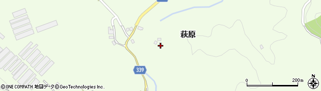 愛媛県松山市萩原269周辺の地図