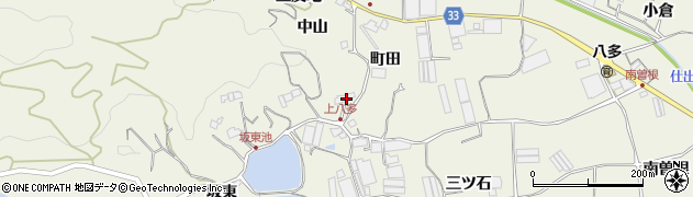 徳島県徳島市八多町町田31周辺の地図
