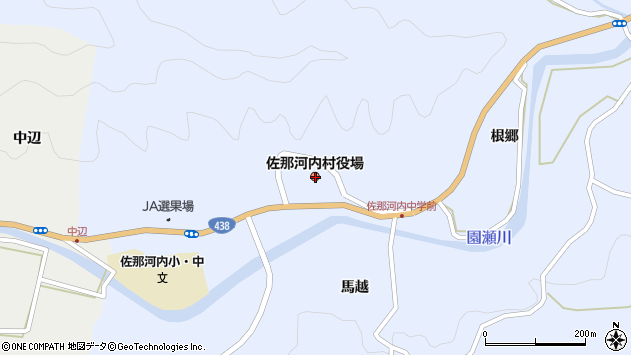 〒771-4100 徳島県名東郡佐那河内村（以下に掲載がない場合）の地図