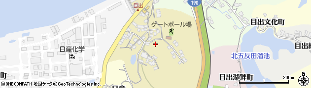 山口県山陽小野田市目出新町周辺の地図