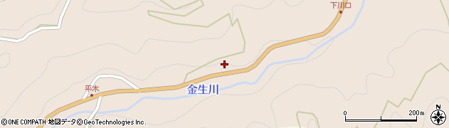 愛媛県四国中央市川滝町下山1448周辺の地図