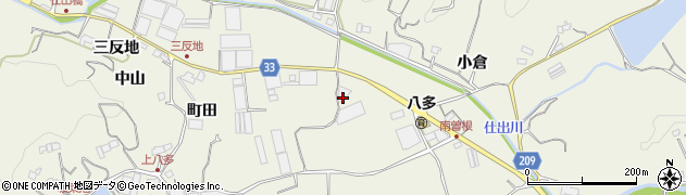 徳島県徳島市八多町町田4周辺の地図