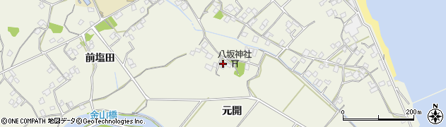 徳島県小松島市和田島町（元開）周辺の地図