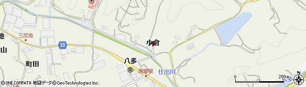 徳島県徳島市八多町（小倉）周辺の地図