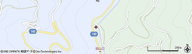 徳島県三好市井川町井内東2434周辺の地図