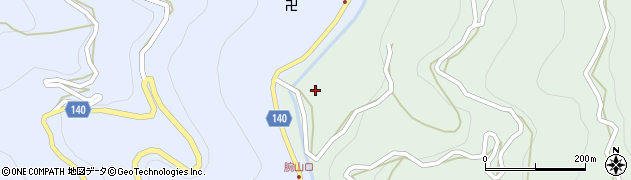 徳島県三好市井川町井内東2423周辺の地図