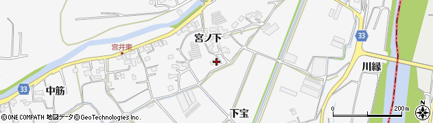 徳島県徳島市多家良町宮ノ下13周辺の地図