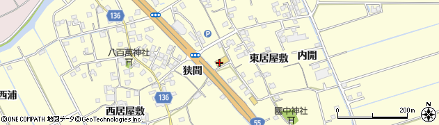 徳島県小松島市芝生町（狭間）周辺の地図