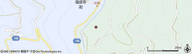 徳島県三好市井川町井内東2447周辺の地図