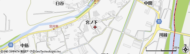 徳島県徳島市多家良町宮ノ下15周辺の地図