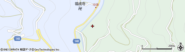 徳島県三好市井川町井内東1446周辺の地図