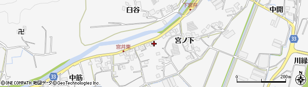 徳島県徳島市多家良町宮ノ下132周辺の地図